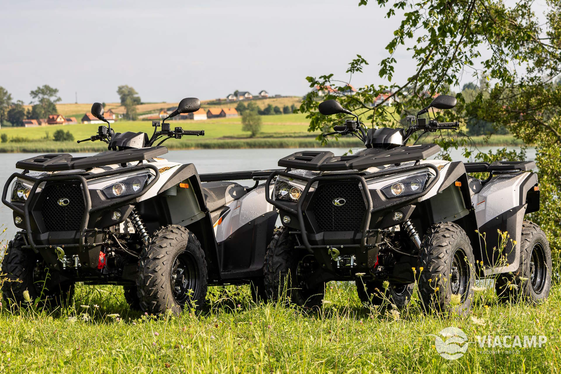 Dwa quady marki Kymco