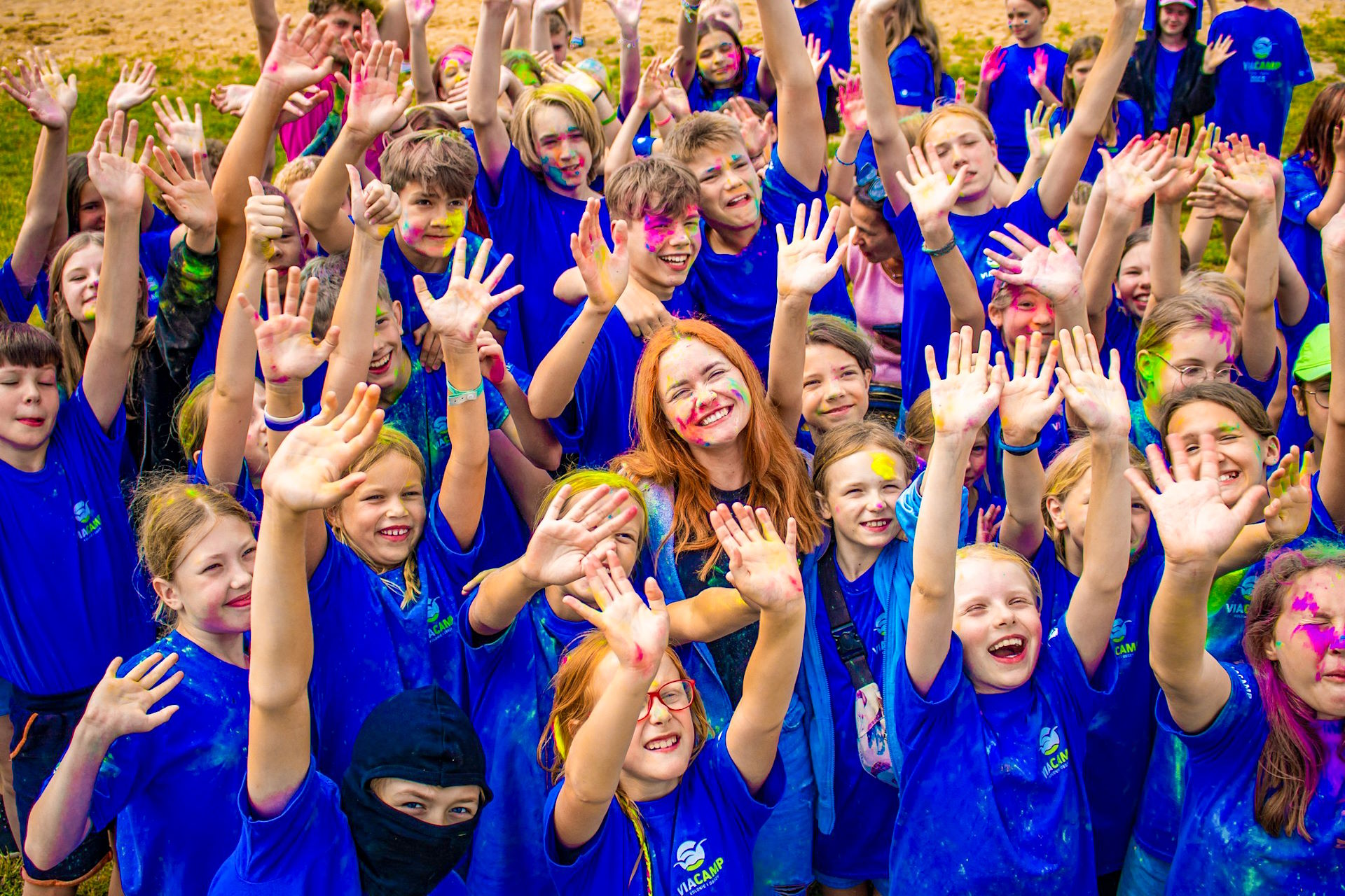Zdjęcie grupowe uczestników obozu letniego 2025