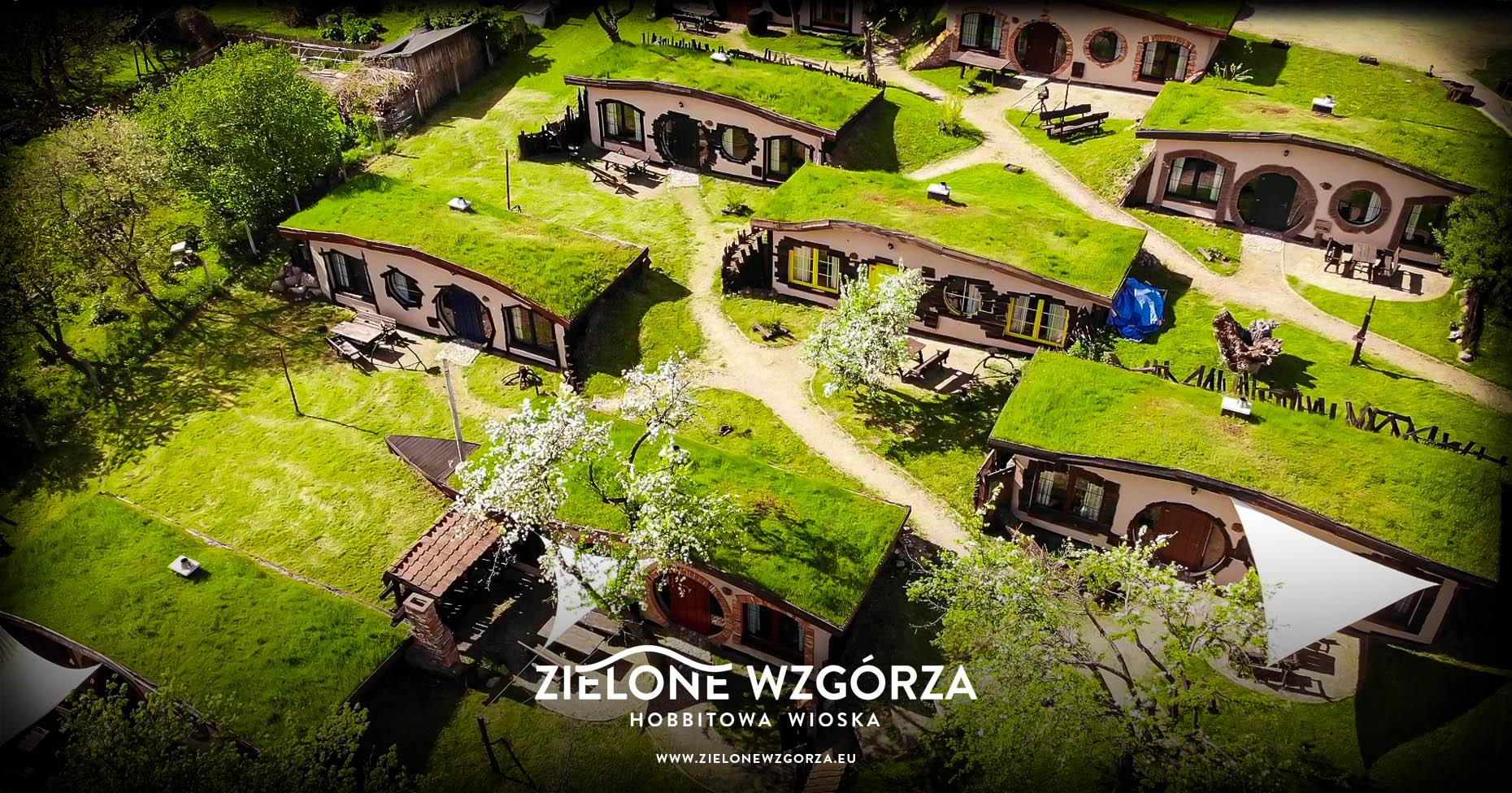 Zielone Wzgórza — Hobbitowe Domki na Kaszubach — ul. Uhlenberga 8A, 83-047 Przywidz — ViaCamp.pl