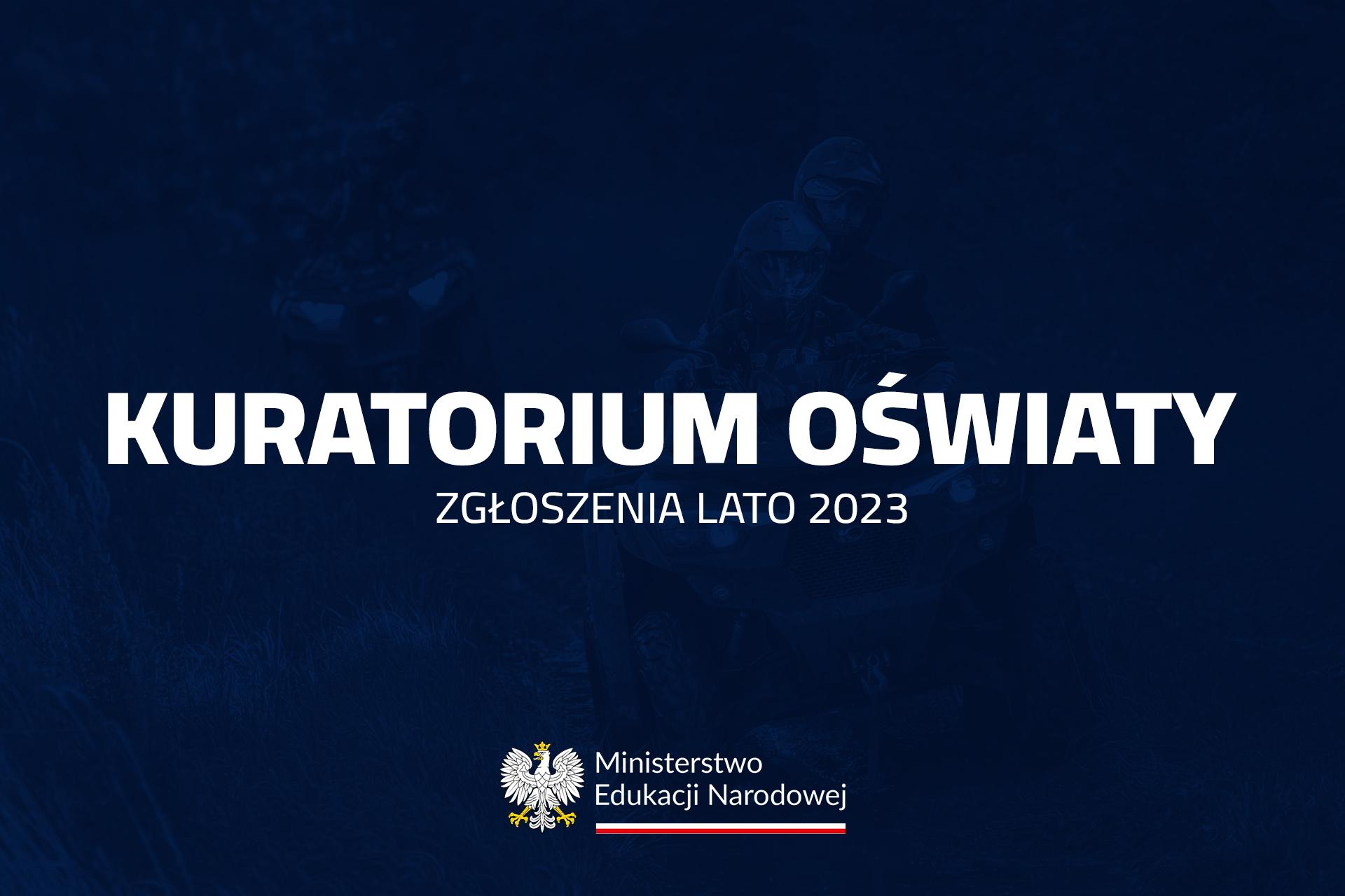 Zgłoszenia do Kuratorium Oświaty 2023